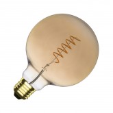 Bombilla LED E27 Dimable Filamento BUCLE Oro Big Globo 4w