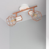 Foco Orientable Lada 2x Cobre