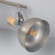 Lámpara de Techo Orientable Aluminio 3 Focos Plata Emer